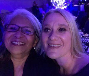 Embrace HR Aylesbury Cecily and Misty sharing a selfie at the awards dinner